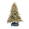 Decorated Christmas Tree Storage Bag with Rolling Stand